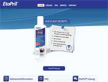 Tablet Screenshot of etopril.de